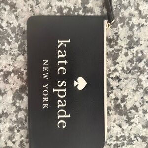 Kate Spade Black Zip Pouch